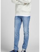 Jack  Jones Blugi slim fit cu model uni - Albastru deschis