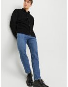 Jack  Jones Blugi uni cu talie medie - Albastru inchis