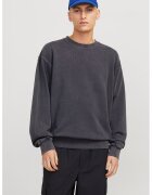Jack  Jones Bluza de trening cu decolteu la baza gatului - Gri antracit