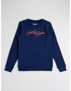 Jack & Jones Bluza de trening cu imprimeu logo - Rosu/Alb/Bleumarin