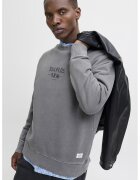 Jack & Jones Bluza de trening cu text - Gri cenusiu