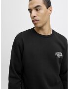Jack & Jones Bluza de trening regular-fit cu decolteu la baza gatului Makoto - Negru
