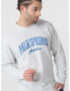 Jack & Jones Bluza de trening regular-fit cu maneci cazute - Gri deschis melange/Albastru