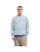 Jack & Jones Bluza JACK &JONES Archive Graphic Crew 53578 - Albastru deschis