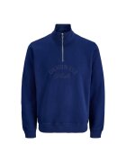 Jack & Jones Bluza JACK &JONES Bleeker Branding HN HZ PLS 52296 - Albastru