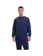 Jack  Jones Bluza JACK &JONES Norrebro Emb Sweat Crew 48664 - Albastru