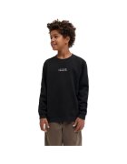 Jack & Jones Bluza JACK &JONES Point Badge Crew BF JNR 52271 - Negru