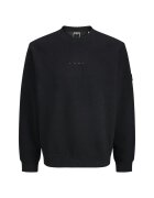 Jack & Jones Bluza JACK &JONES Point Sweat Crew Bf 52868 - Negru