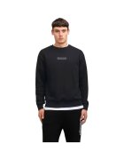 Jack & Jones Bluza JACK &JONES Taka Crew 38517 - Negru