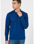Jack & Jones Bluza polo din amestec de bumbac organic - Albastru royal