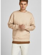 Jack  Jones Bluza sport regular fit cu maneci cazute - Maro camel