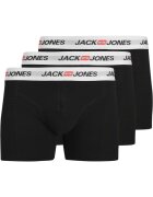Jack  Jones Boxeri JACK &JONES Corp Old Logo Trunks 3 perechi 48929 - Negru