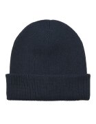 Jack & Jones Caciula elastica de bumbac - Albastru ultramarin