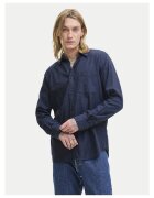 Jack & Jones Camasa barbati - bleumarin - bumbac