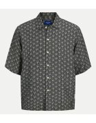 Jack  Jones Camasa barbati Jack Jones - 12271103 - Viscoza/Nylon - Negru - Negru