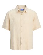 Jack  Jones Camasa barbati Jack Jones - 12277184 - Bumbac - Bej - Bej