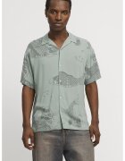 Jack & Jones Camasa cu imprimeu grafic - Gri cenusiu/Gri inchis