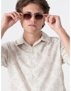 Jack  Jones Camasa regular-fit din bumbac - Bej/Alb murdar