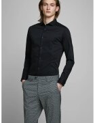 Jack & Jones Camasa super slim fit Panama - Negru