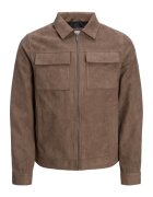 Jack  Jones Geaca barbati - 300892190 - Piele Ecologica - Maro