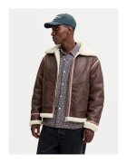 Jack & Jones Geaca din imitatie de piele - Jack Jones - maro - 100% imitatie de piele