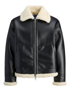 Jack & Jones Geaca din imitatie de piele - Jack Jones - neagra - 100% imitatie de piele - set barbati -
