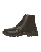 Jack & Jones Ghete de piele ecologica cu sireturi 12287782-ANTHRACITE - Maro inchis