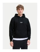 Jack & Jones Hanorac barbati - Jack Jones - bumbac organic/poliester - negru -