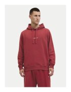 Jack & Jones Hanorac barbati - Jack Jones - rosu - 89% bumbac - 11% poliester reciclat