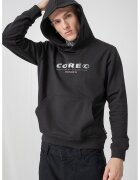 Jack & Jones Hanorac cu buzunar kangaroo si imprimeu - Alb/Verde/Negru