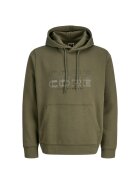 Jack  Jones Hanorac JACK &JONES Fusion Branding Hood 49165 - Kaki