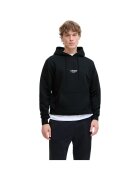 Jack & Jones Hanorac JACK &JONES Soho Sweat Hood 48644 - Negru