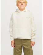 Jack & Jones Hanorac lejer cu imprimeu pe partea din spate - Alb murdar