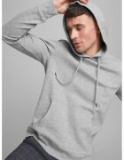 Jack  Jones Hanorac regular fit cu buzunar kangaroo Basic - Gri deschis melange