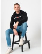 Jack  Jones Hanorac regular fit cu buzunar kangaroo - Negru