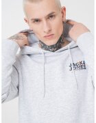 Jack & Jones Hanorac regular-fit cu logo - Gri deschis melange