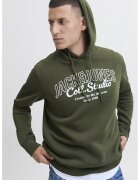 Jack & Jones Hanorac regular-fit Makoto - Verde inchis