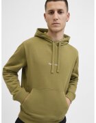 Jack & Jones Hanorac relaxed fit cu buzunar kangaroo - Verde masliniu