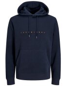 Jack & Jones Hanorac Star - Bumbac/Poliester - Bleumarin - Bleumarin