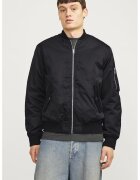 Jack  Jones Jacheta bomber cu buzunare cu clapa - Negru