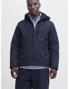 Jack & Jones Jacheta cu buzunare cu fermoar si gluga - Bleumarin