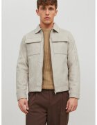 Jack  Jones Jacheta cu buzunare pe piept Rocky - Maro nisip