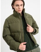 Jack & Jones Jacheta cu model uni si fermoar - Verde masliniu
