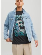 Jack & Jones Jacheta de denim cu buzunare cu clapa - Albastru deschis