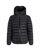 Jack  Jones Jacheta JACK &JONES Bradley Light Puffer Hood JNR 50088 - Negru