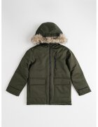 Jack & Jones Jacheta lunga cu fermoar - Verde padure