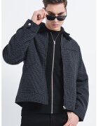 Jack & Jones Jacheta regular fit cu model in carouri - Negru/Gri inchis