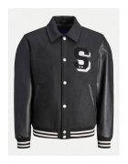 Jack  Jones Jack&Jones Geaca bomber Carter 12260455 Negru Regular Fit - Poliester