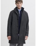 Jack & Jones Palton din amestec de lana - Gri inchis melange