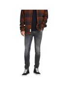 Jack & Jones Pantaloni barbati - Jack&Jones - blugi clasici - gri - bumbac - poliester - elastan -